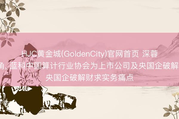 HJC黄金城(GoldenCity)官网首页 深蓉双城•双兴趣角， 蓝科中国算计行业协会为上市公司及央国企破解财求实务痛点